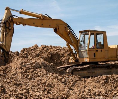 Excavator at Work Excavator at Work
